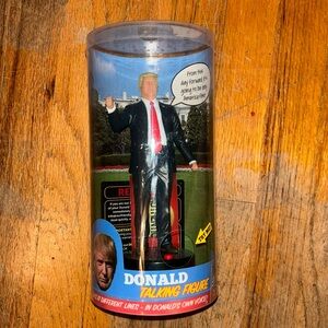 Donald Trump talking figure
